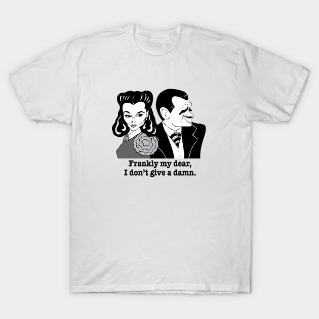 GONE WITH THE WIND FAN ART!! T-Shirt by cartoonistguy